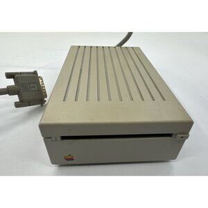 Vintage Apple 3.5 External Floppy Drive SE SE/30 II IIE A9M0106 Untested AS IS